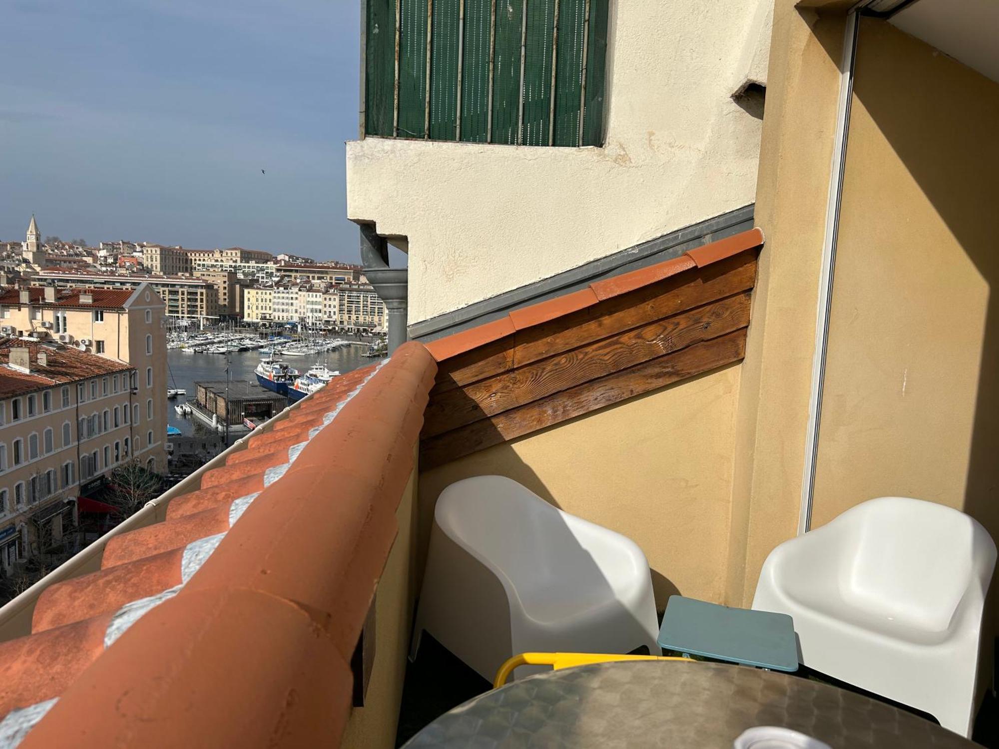 Loft Moderne Vue Vieux Port Terrasse Rooftop Apartment Marseille Bagian luar foto